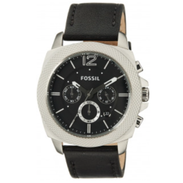 Bracelet de montre Fossil BQ1731 Cuir Noir 24mm